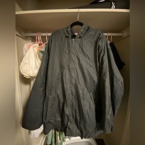 [NEED GONE] Dickies Black/Dark Grey Hooded Windbreaker